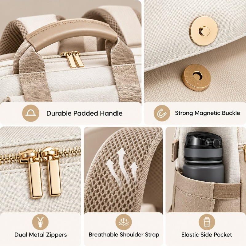 حقيبة ظهر عصرية كبيرة السعة لل - مراجعة Fashion Backpack Women وسعره