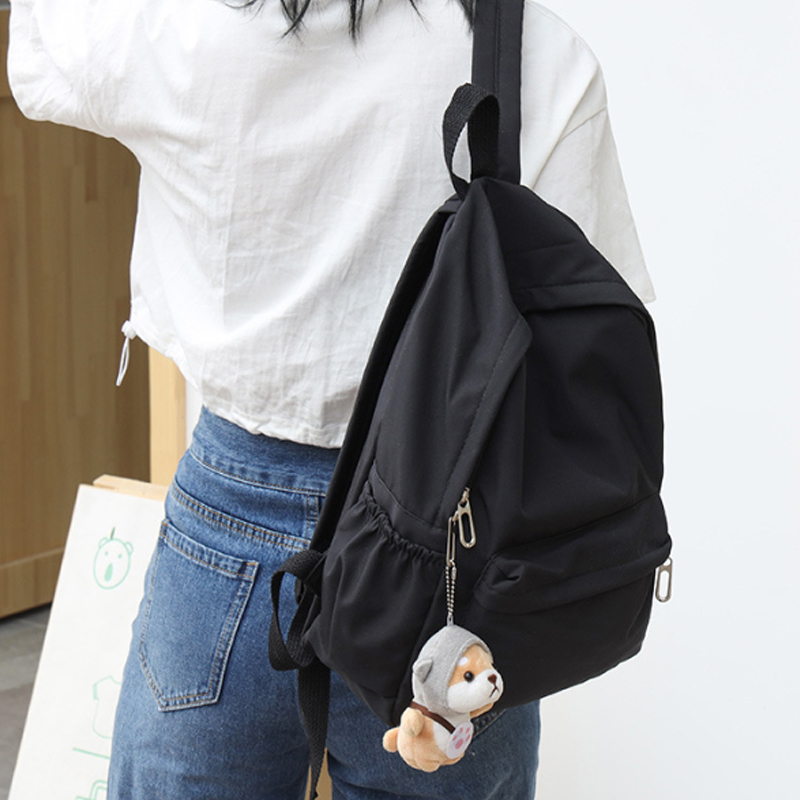 حقيبة ظهر نسائية بلون موحد، بس - مراجعة Canvas Backpack Casual وسعره