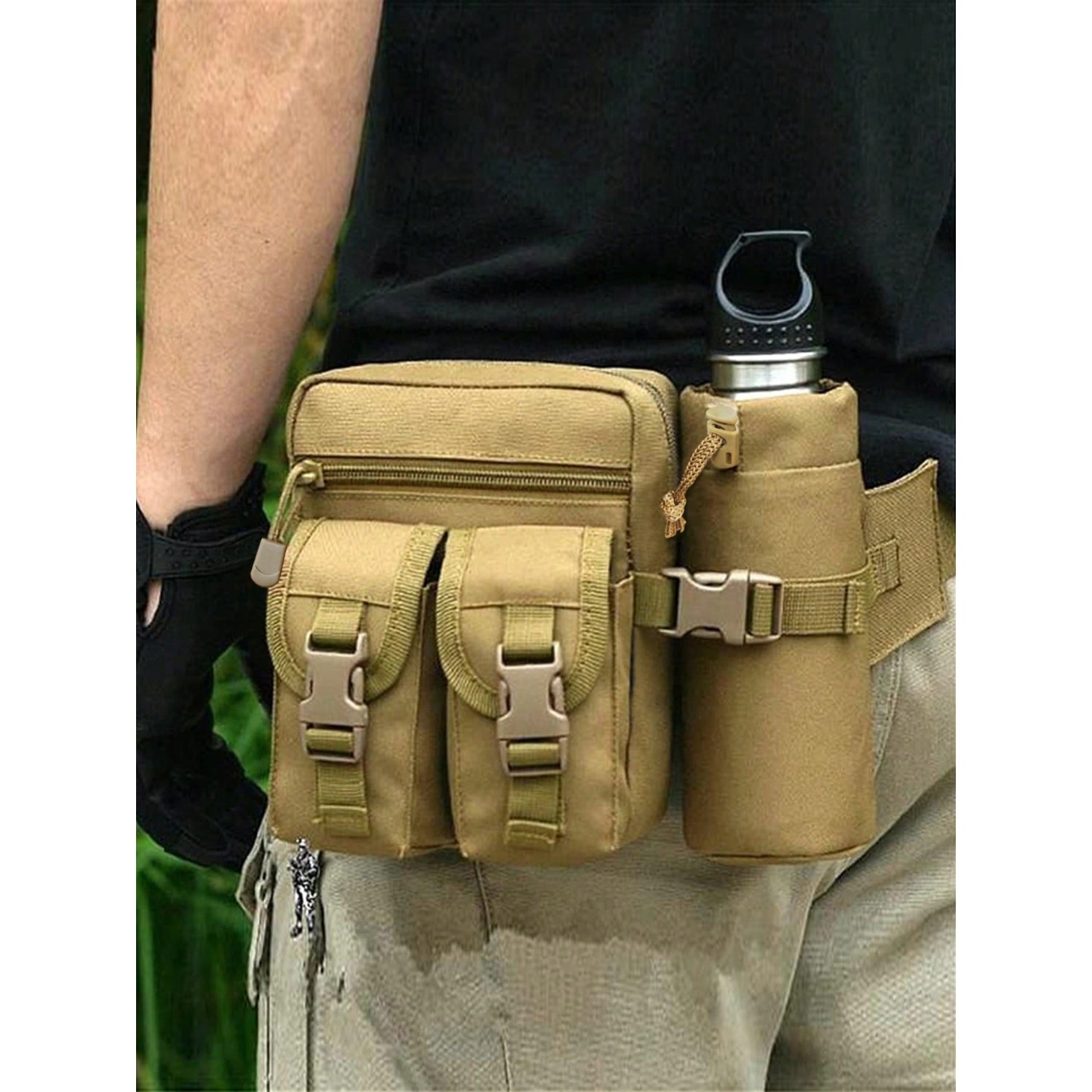 حقيبة خصر رجالية بتصميم أنيق،  - مراجعة Hiking Backpack Waterproof وسعره