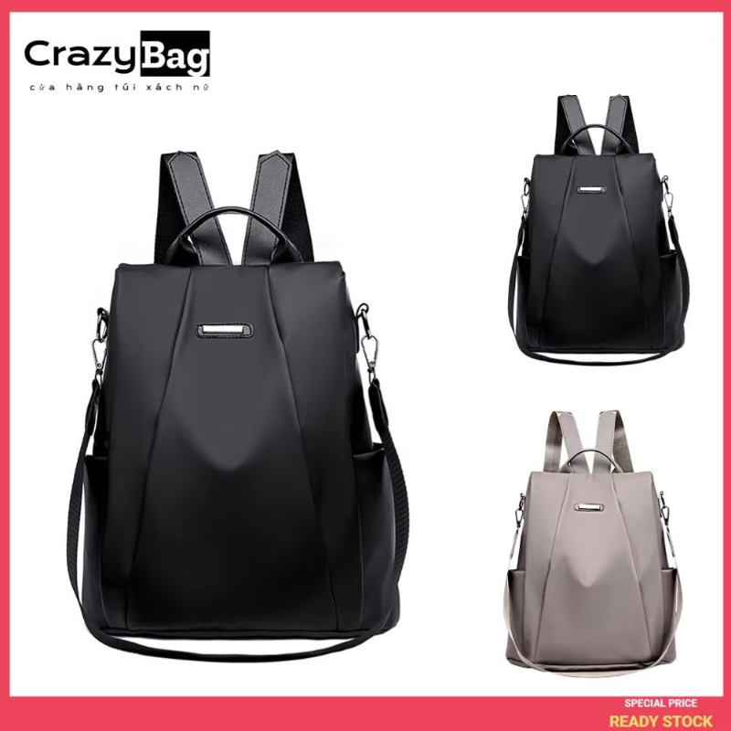 حقيبة ظهر نسائية مضادة للسرقة  - مراجعة Canvas Backpack Casual وسعره